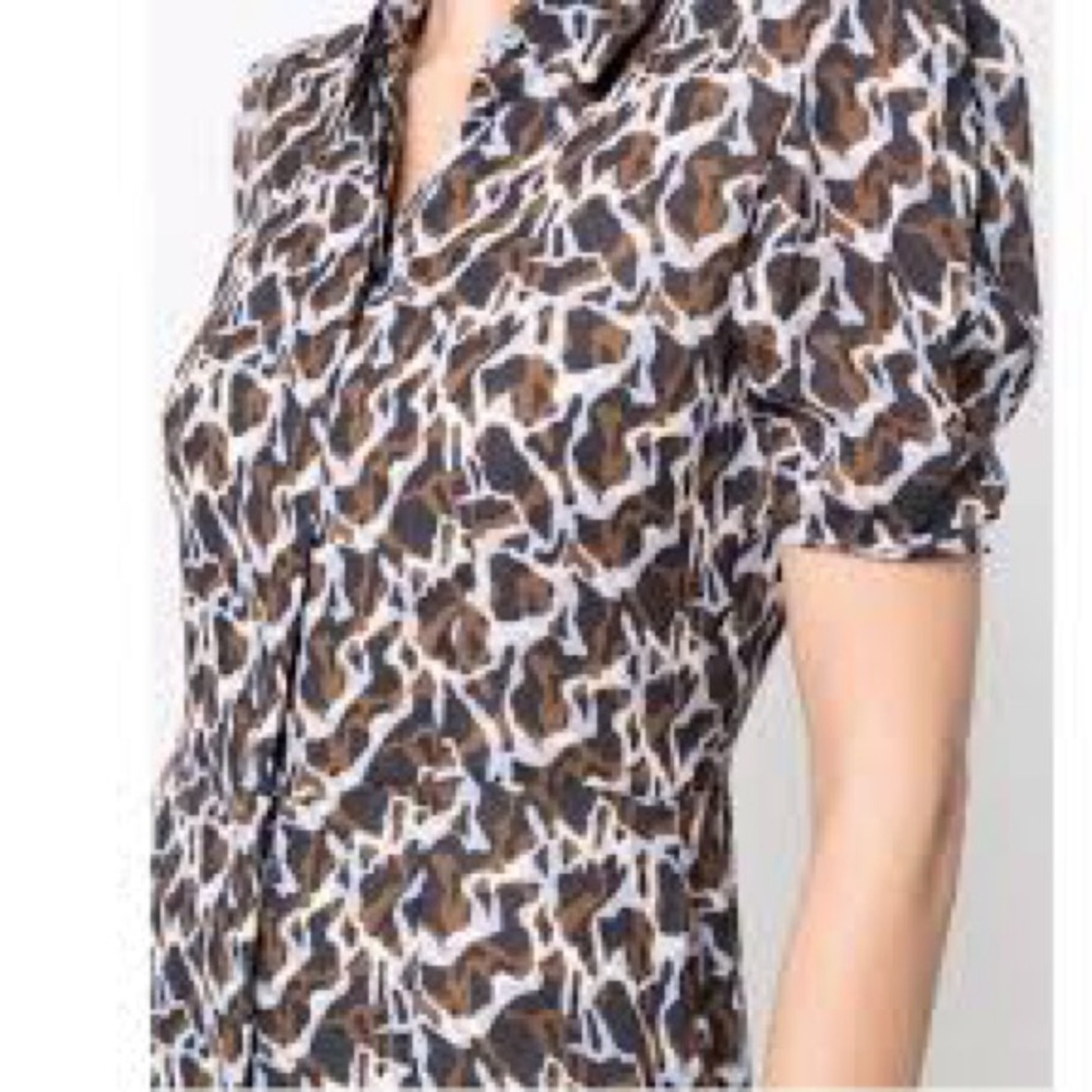 Theory‎ Jasper Geometric Print Maxi Dress